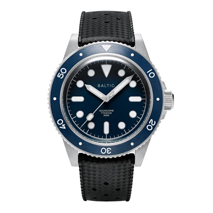 BALTIC AQUASCAPHE blue gilt バルチック Aquascaphe Classic Blue Gilt - Baltic Watches
