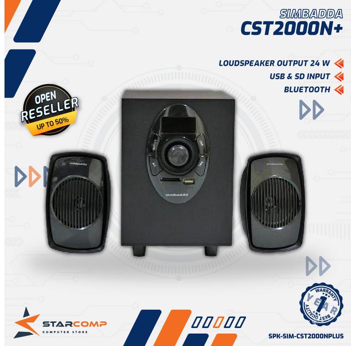 Gambar Speaker Aktif Bluetooth USB Radio Simbadda CST 2000N+ dari Starcomp Origin undefined Tokopedia