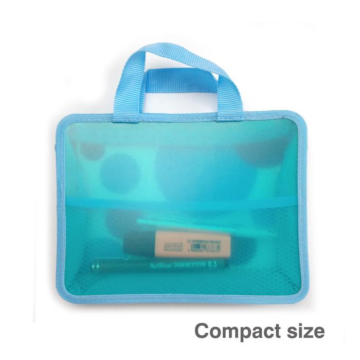 Gambar Map Plastik Resleting Zipper File A5 Daiichi POP - Biru dari daiichi files store undefined Tokopedia