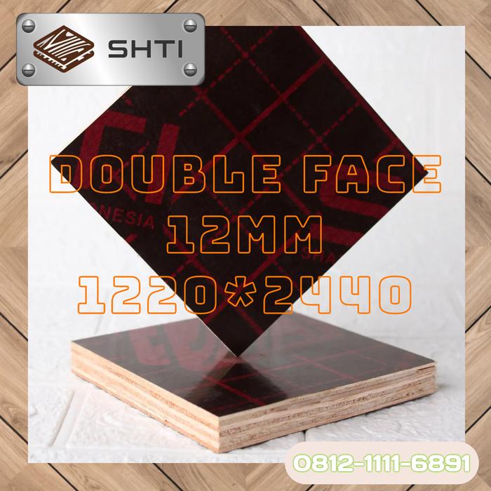 Gambar SHTI Plywood Phenolic Film Double Face Papan Cor Tebal 12mm 15mm 18mm - SHTI 12MM dari SHTI PLYWOOD undefined Tokopedia