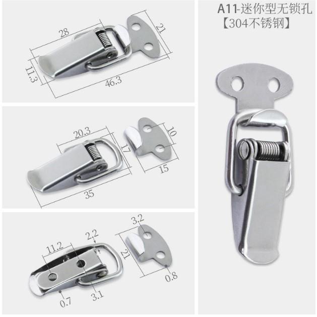 Gambar Mini Lock box / toggle clamp mini kotak perhiasan / kunci koper SUS304 - MINI dari Kynetz undefined Tokopedia