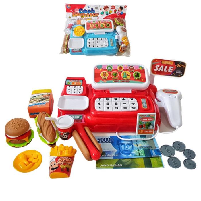 Gambar Mainan Anak Mesin Kasir Kasiran Mini Market - Cash Register LK-21 - 2, TANPA BUBBLE dari Premium Toys Kids undefined Tokopedia