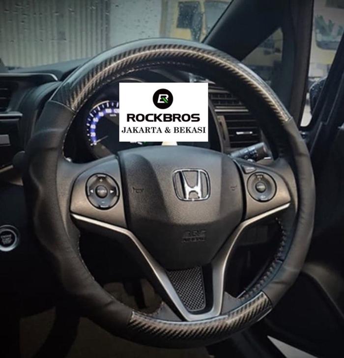 Gambar Cover Stir Mobil Premium New 2022 Steer Kulit Asli Carbon Wood Racing - BlackWCarbon dari Rockbros Jakarta & Bekasi undefined Tokopedia