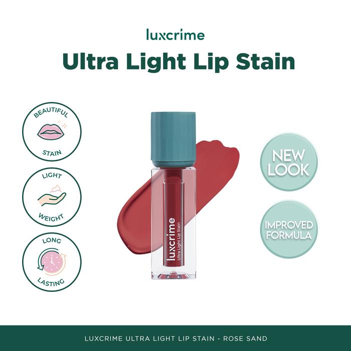 Gambar NEW Luxcrime Ultra Light Lip Stain - NEW Rose Sand dari luxcrime undefined Tokopedia