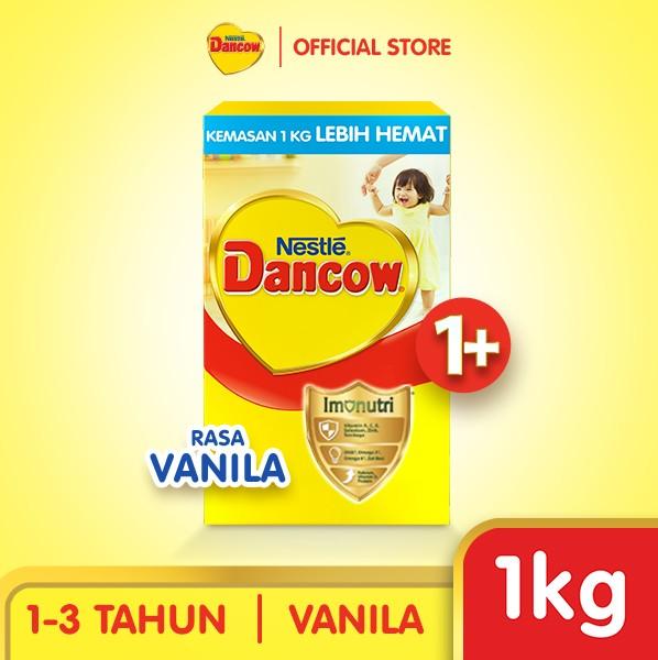 Gambar Nestlé DANCOW 1+ Vanila Susu Anak 1-3 Tahun Box 1Kg - VANILLA dari A-Twoo undefined Tokopedia