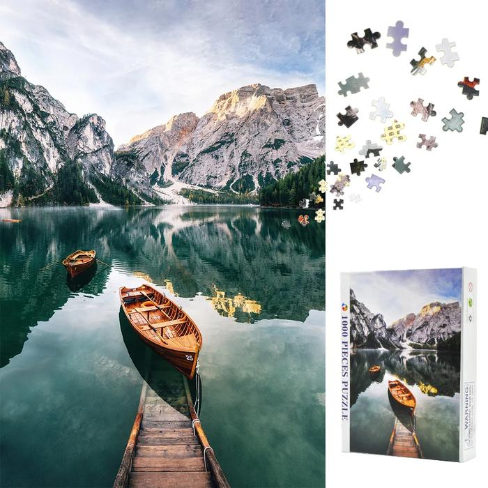 Gambar 1000pcs Wooden Puzzles for Adults Lakeside Scenery Puzzle with Gift dari Tokone Sae Banget undefined Tokopedia