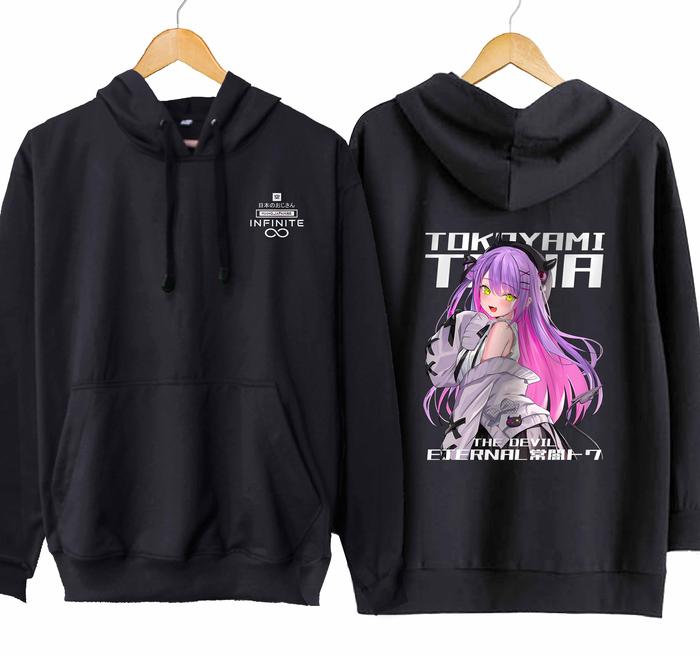 Jual Jaket hoodie infinite vtuber TOKOYAMI TOWA SIDE HOLOLIVE