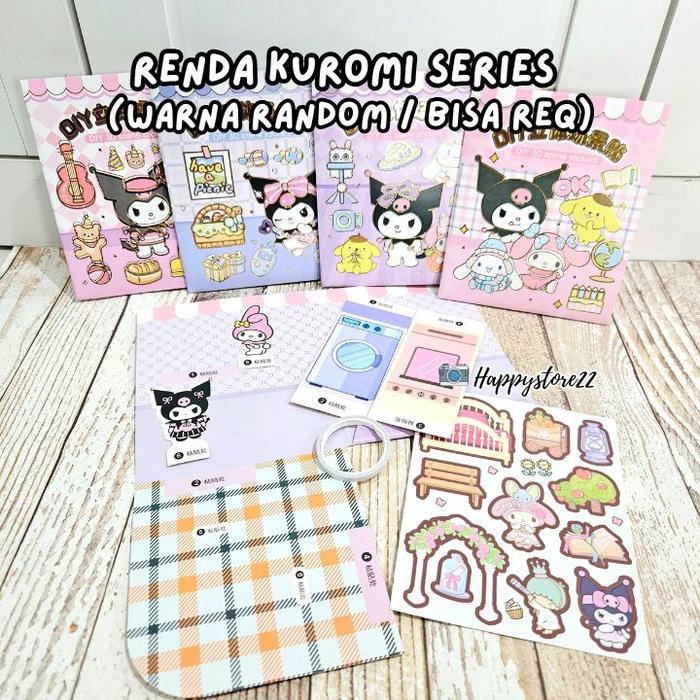 Gambar Sanrio Quiet book Cinnamoroll Kuromi Buku Diy Handmade Toys Paper Doll - Renda Kuromi dari DEPINGPING undefined Tokopedia