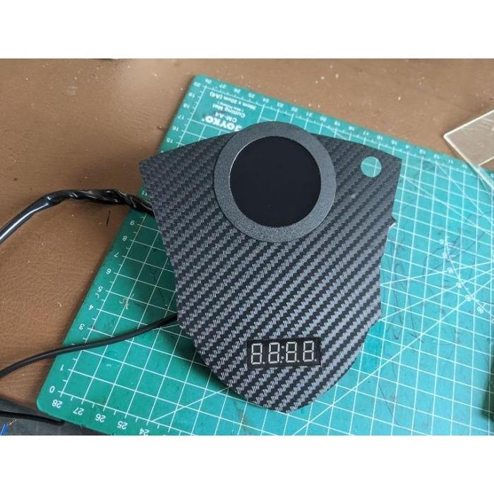 Gambar Speedometer Digital Yamaha Xeon RC Karbu GT 125 PNP - Papan Only, Dengan Jam dari Gs-Otomotif undefined Tokopedia