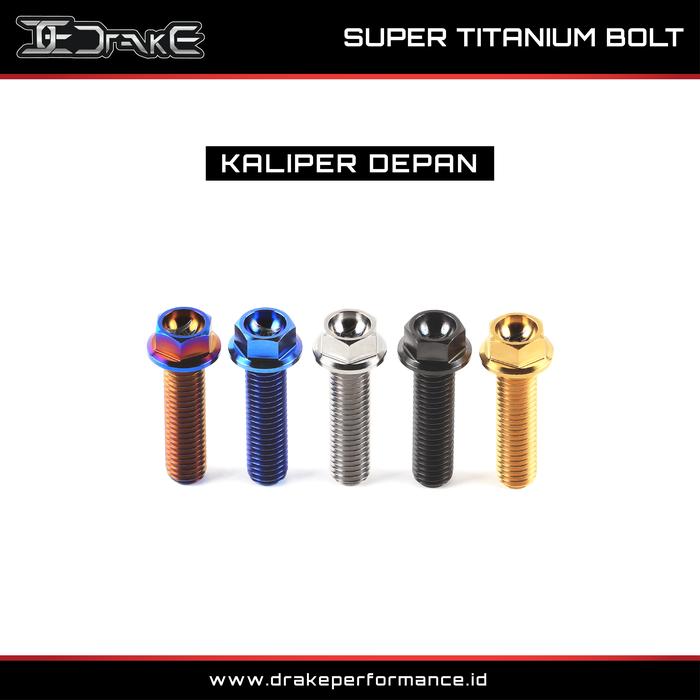 Gambar Drake Titanium Baut CVT,Baut Kaliper Honda Vario 150 Original - Baut CVT, Black dari Drake Performance Official Indonesia undefined 5 Tokopedia