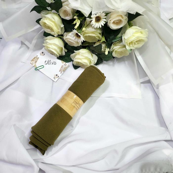 Gambar CADAR 2 LAYER Part 2 - olive dari arsya hijab undefined Tokopedia