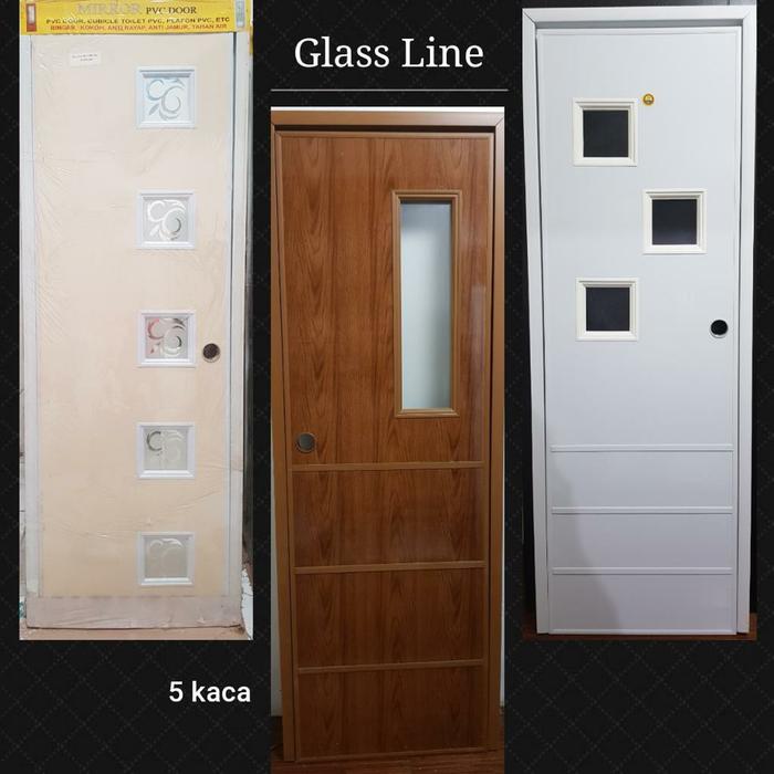 Gambar Pintu PVC Muriko Ukuran Kusen 70 x 195 / Pintu Kamar / Pintu Toilet - MOTIVE LAIN, Putih dari global pintu & Jendela undefined Tokopedia