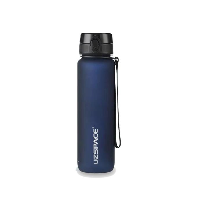 Gambar UZSPACE Botol Air Minum Olahraga Frosted Bottle Drinking Water Bottle - Dark Blue, 3038 - 1000ML dari HeLo Official Store undefined Tokopedia