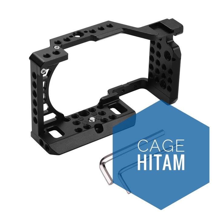 Gambar Cage Rig Sony A6000 A6300 A6400 A6500 Hand Grip Bracket Not Smallrig - Hitam dari RW Camera undefined Tokopedia