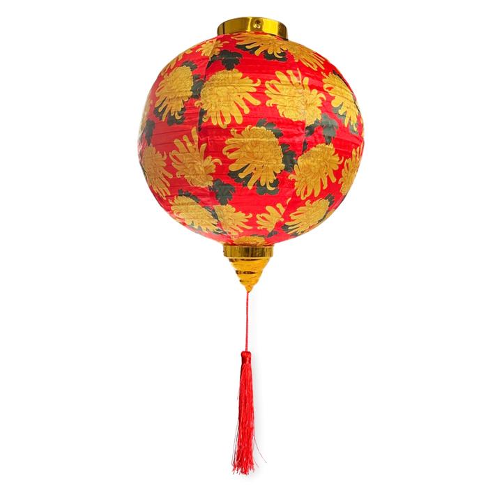 Gambar Scoop Lampion Bulat Imlek Chinese New Year 14" Red Chrysan 67430100 - 01 dari Scoop Ideas undefined Tokopedia