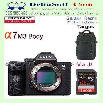 Gambar Sony Alpha A7iii / A7m3 / ILCE-A7III Body Full Frame - A7III Body dari DeltaSoft Com undefined Tokopedia