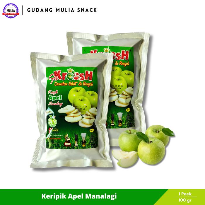 Gambar Keripik Apel Manalagi So Kressh dari Gudang Mulia Snack undefined Tokopedia