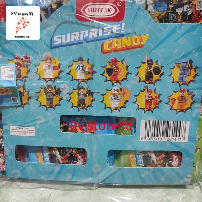 Gambar Permen surprise candy sweet me / pasangan lego mainan mobil - lego robot, 550g dari RV store88 undefined Tokopedia