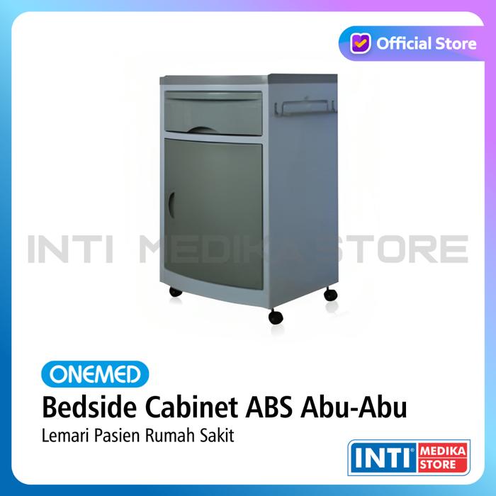 Gambar ONEMED - Bedside Cabinet ABS Lemari Pasien | Kabinet Rumah Sakit - Abu-abu, Standar dari INTI MEDIKA STORE Kota Bandung Tokopedia