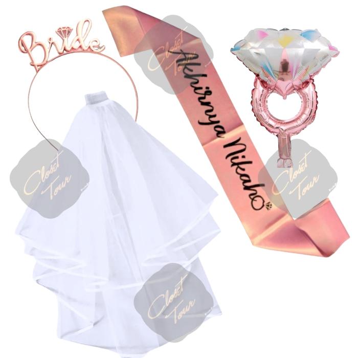 Gambar bride to be set bridal shower 4p - getting married dari Bestie Bash undefined 5 Tokopedia