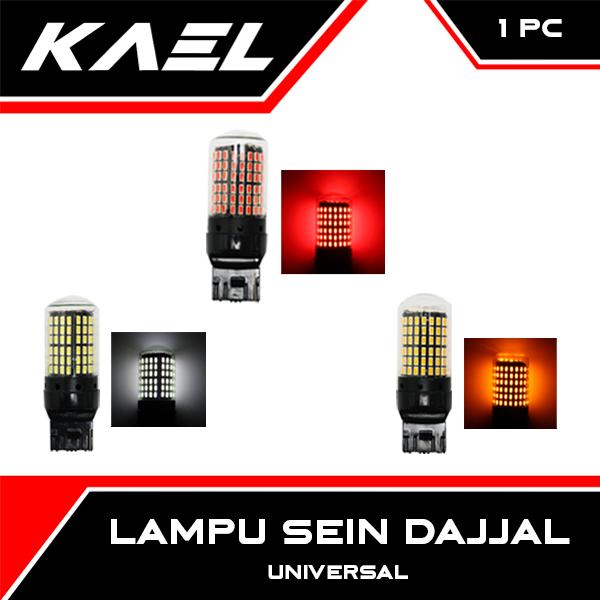 Gambar Lampu Sein Dajjal 144 LED BA15 180 BAU15S 150 T20 Sign Mundur Canbus - T20, Merah dari KAEL Official Store undefined Tokopedia