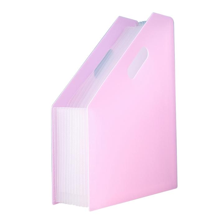 Gambar Standing File A4/ File Folder Document Bag/ Tas Dokumen File 13 Sekat - Merah Muda dari Supercy-Mall undefined Tokopedia