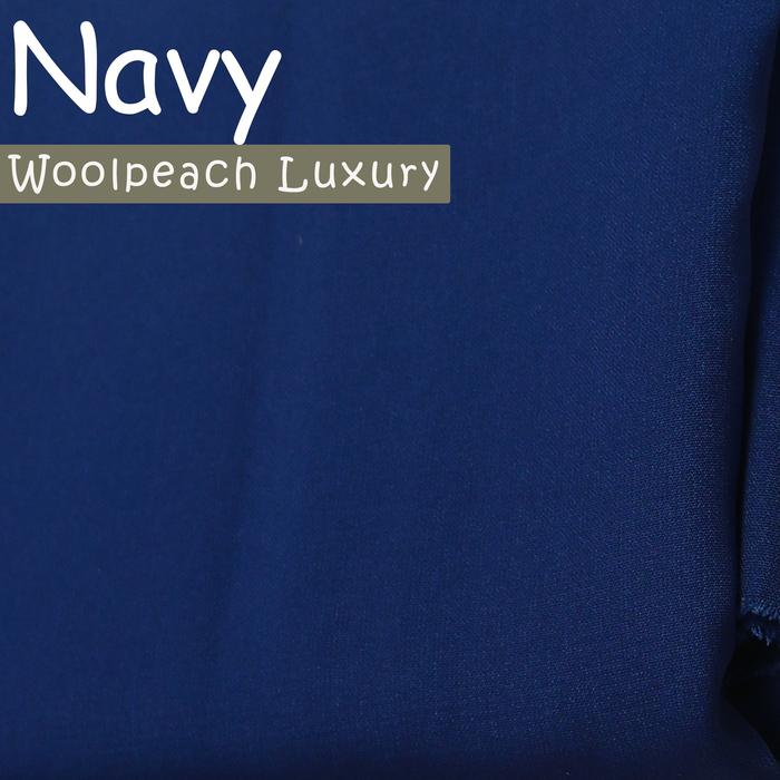Gambar Niqab Bandana Basic Woolpeach - navy dari Yufina Hijab undefined Tokopedia