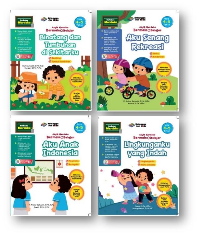 Gambar PAKET ASYIK MERDEKA BERMAIN & BELAJAR USIA 4-5TH & 5-6TH - PAKET 4-5TH dari Penerbit Erlangga Mahameru undefined Tokopedia