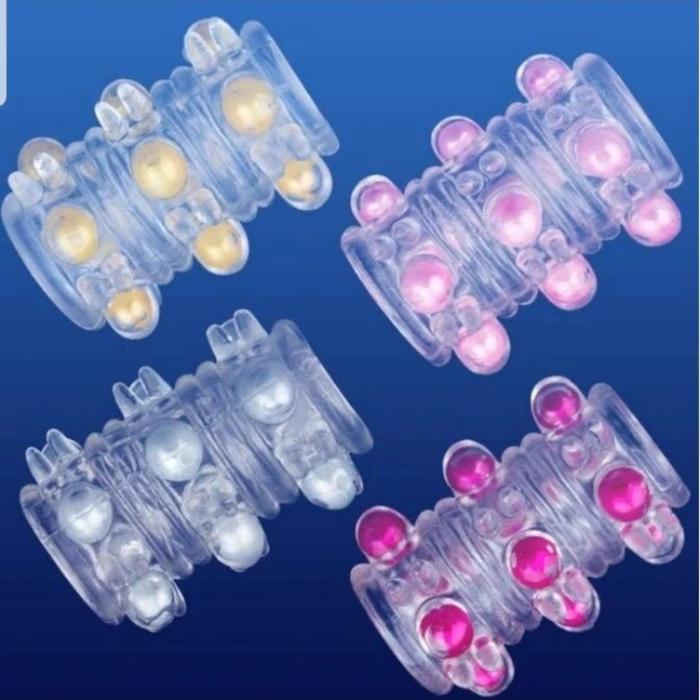 Gambar PROMO RING BUBBLE M Aksesoris latex Kndm Bergerigi Silicone - Ring Mutiara dari Quinn Shop99 undefined Tokopedia