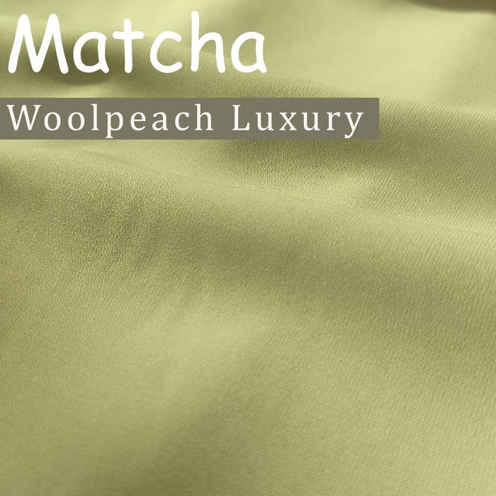 Gambar Niqab Bandana Basic Woolpeach - Matcha dari Yufina Hijab undefined Tokopedia