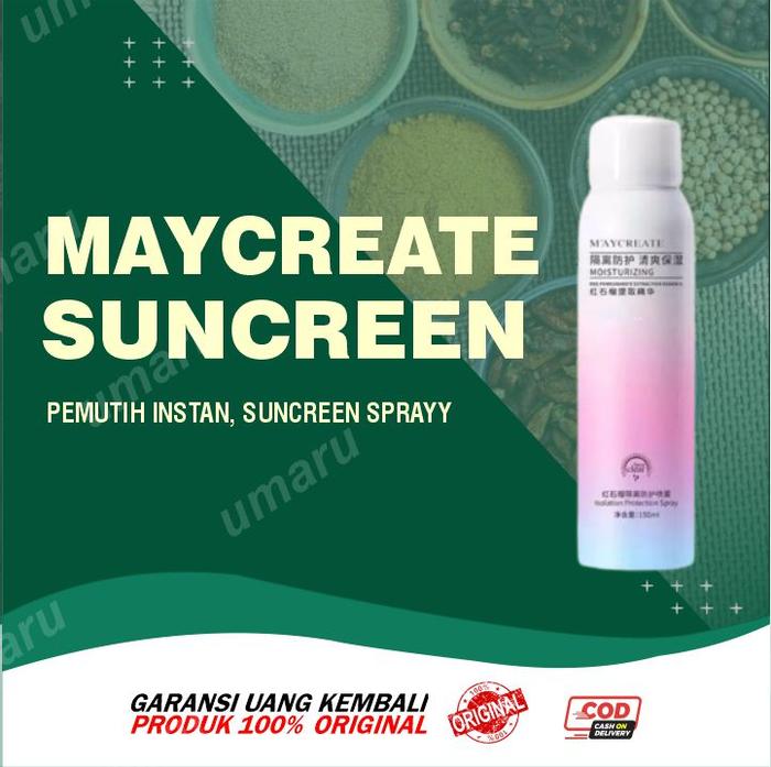 Gambar Pemutih Kulit MAY CREATE Spray Whitening Cream Whitening Body dari Umaru Go undefined Tokopedia
