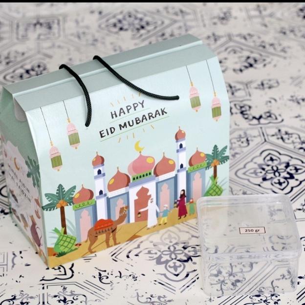 Gambar Box Lebaran 4 toples 250gr Box Dessert Lebaran Box Salad lebaran Dus - Mesjid Full dari CHEAPPY RAASHOPZ undefined Tokopedia