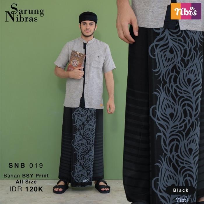 Gambar Nibras SNB 019 Warna Hijau Army Sarung Sholat Santri Dewasa Seragaman - Hitam Black dari Hibban Online Shop undefined Tokopedia