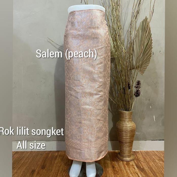 Gambar ROK SONGKET / SONGKET KEBAYA /ROK BAWAHAN/ ROK SAGE / SONGKET SAGE GRE - salem dari chayra Kebaya undefined Tokopedia