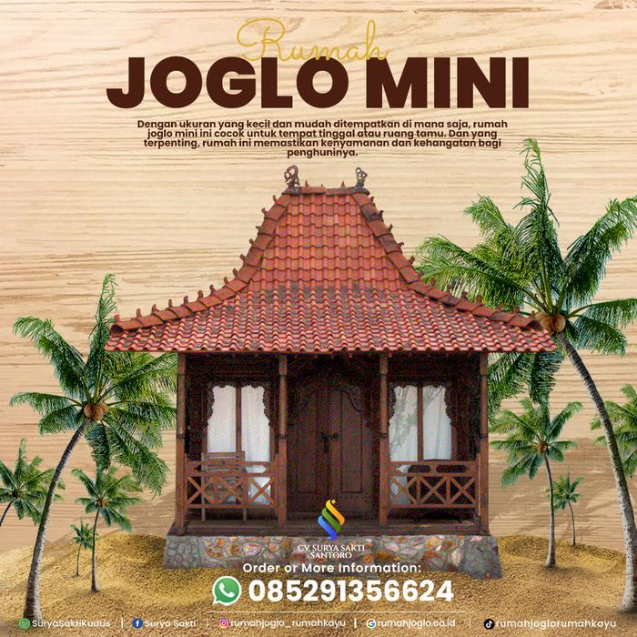Jual Rumah Joglo mini, cocok untuk ide wisata pantai - Kab. Kudus