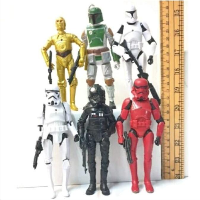 Gambar Star Wars Set Isi 5 Pcs New Action Figure Figure Starwars Topper Cake dari Balor Official undefined Tokopedia