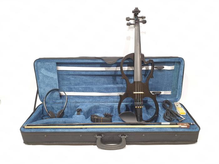 Gambar Biola Elektrik Merk Cowboy Warna Hitam 4 per 4 Murah Komplit Jakarta - Hitam Full dari Toko Gitar Jakarta Official undefined Tokopedia