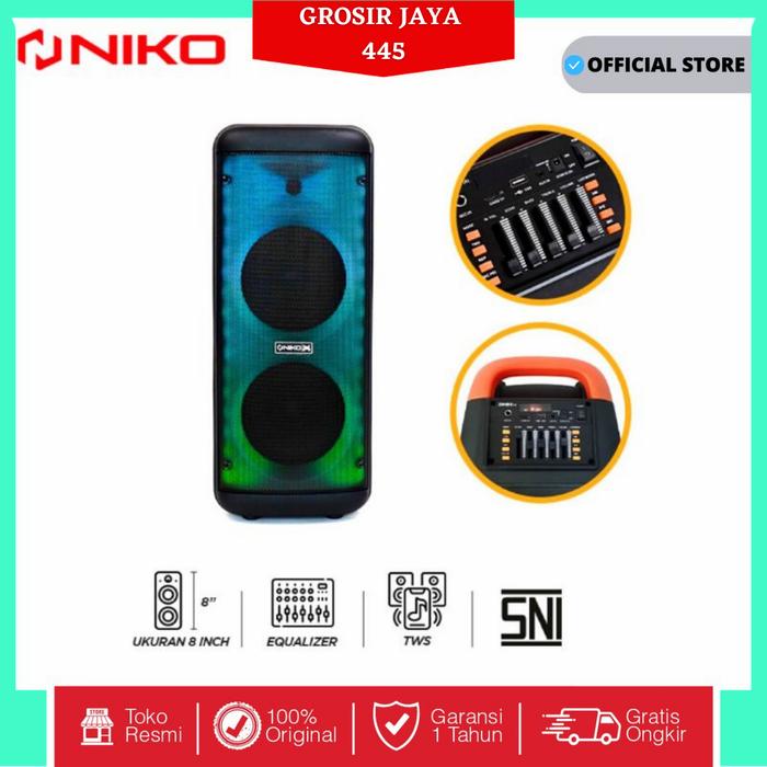 Gambar speaker NIKO DINO 8A NIKO Speaker Trolley Dino 8 Series dari GROSIR JAYA 445 undefined Tokopedia
