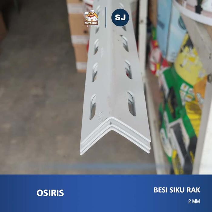 Siku Rak Square Promo Siku Rak Lubang Besi 3 Meter 40X40 mm Tebal 2 (mm) Panjang Putih ...