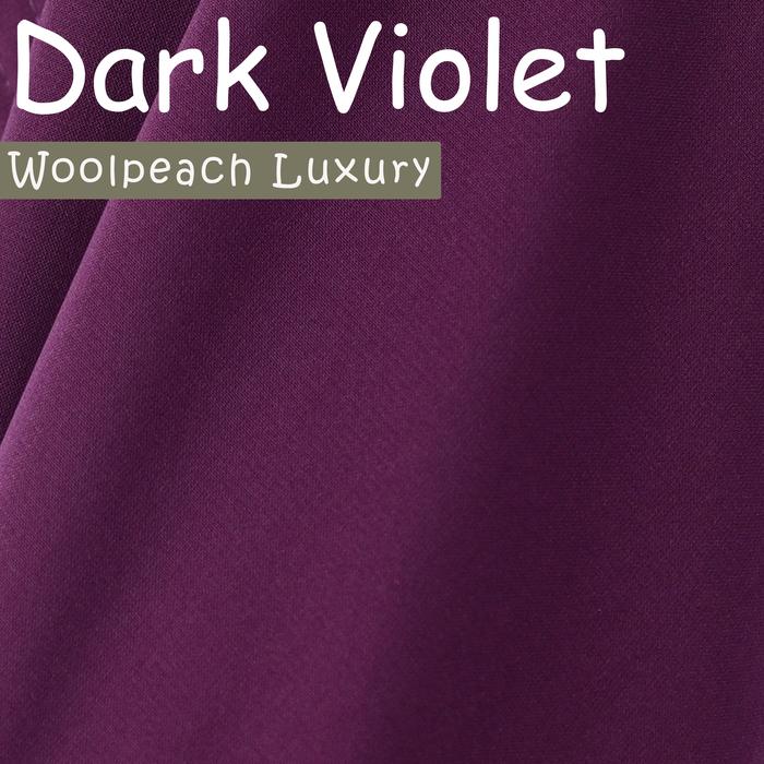 Gambar Niqab Bandana Basic Woolpeach - Dark Violet dari Yufina Hijab undefined Tokopedia