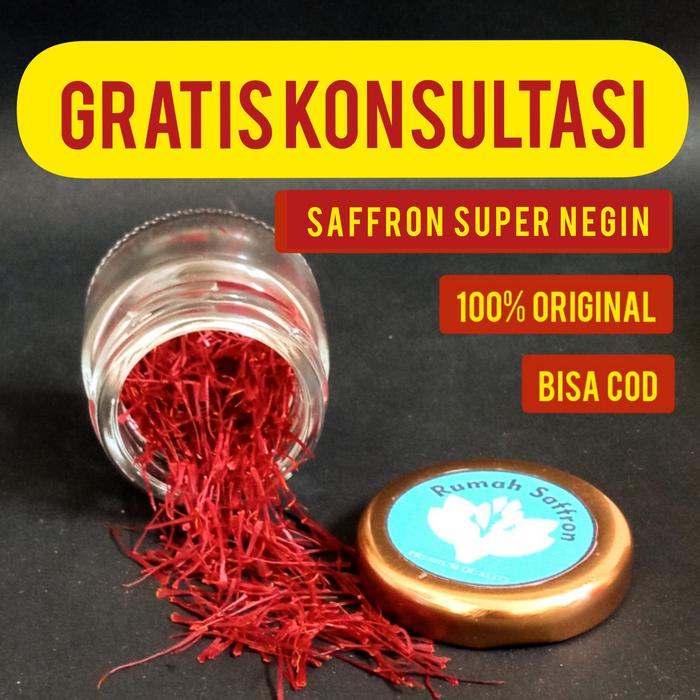 Gambar SAFRON SAFFRON ORIGINAL ASLI SUPER NEGIN AFGHANISTAN 0,5 GRAM dari RumahSaffron undefined Tokopedia