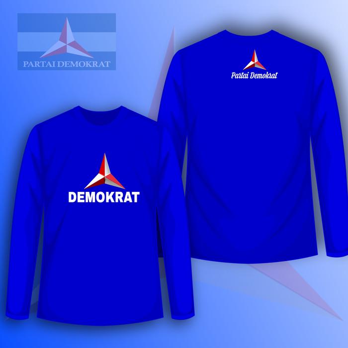 Gambar KAOS PARTAI DEMOKRAT LENGAN PANJANG - biru 2, S dari Kaos Jaya Plaza undefined Tokopedia