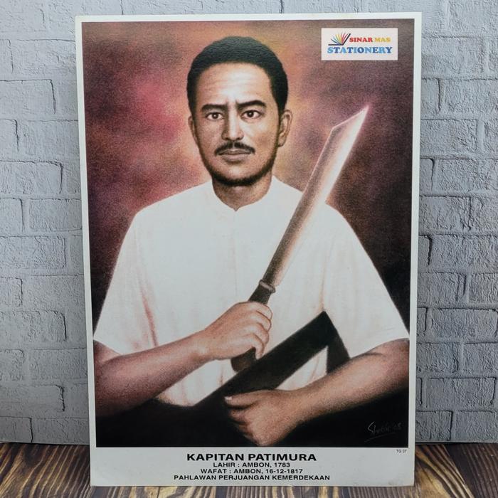 Gambar Poster Pahlawan Perjuangan Kemerdekaan/ Belajar Mengenal Pahlawan - Kap Patimura dari Sinar Mas Stationery ATK undefined Tokopedia