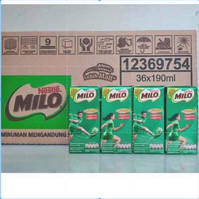 Gambar Susu Milo 180 ml Susu UHT Milo 180ml Activ Go 36 pcs per Karton dus dari tokosnackz undefined Tokopedia