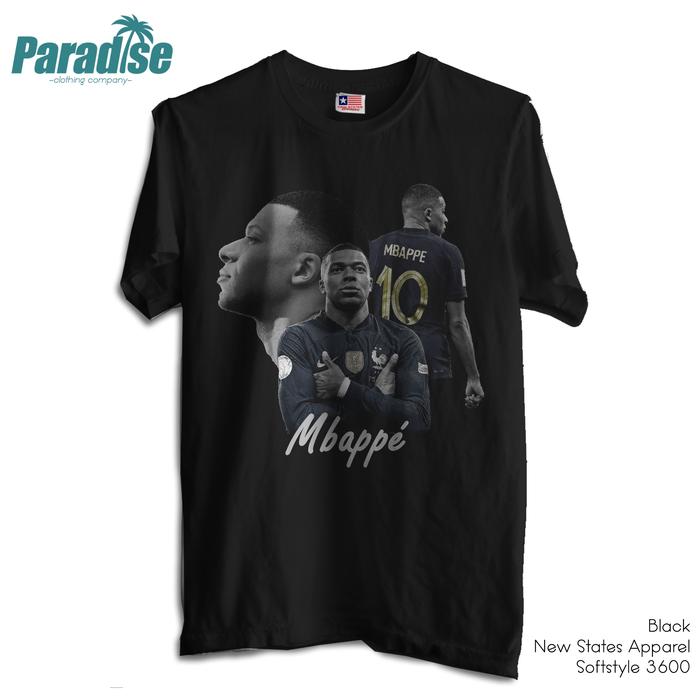 Gambar PARADISE Baju Kaos Bola - Kylian Mbappe dari Paradise Streetwear undefined Tokopedia