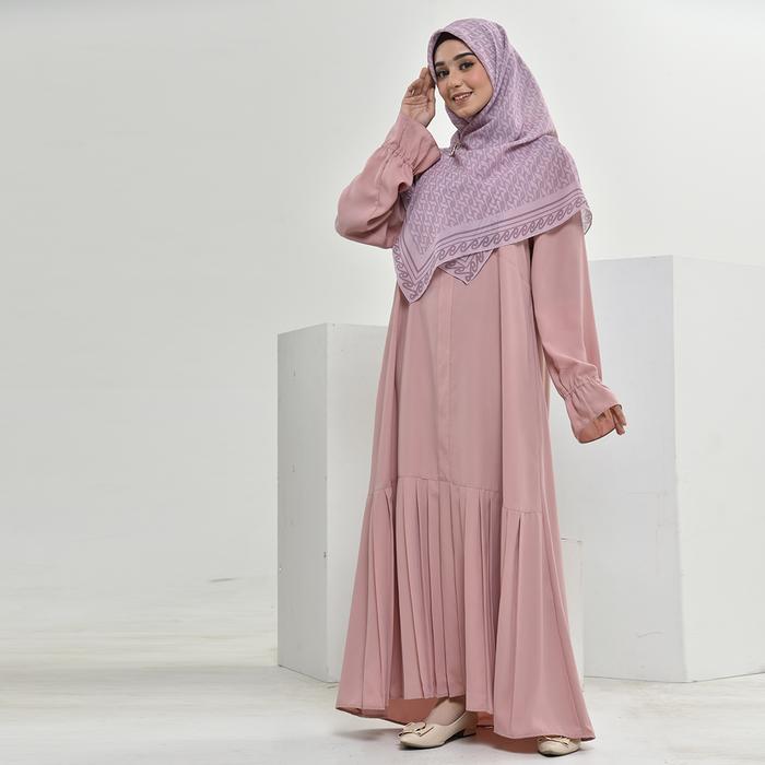 Gambar Bani Batuta - Gamis Wanita Muslim Rabbani Bita Exclusive - 822 Dusty Pink, M dari MOT.Fashionid undefined Tokopedia