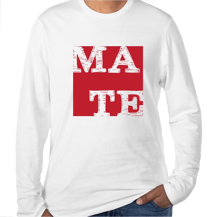 Gambar Kaos Soulmate Red Square - Kaos Pria Wanita Unisex Combed 20s Sablon - LP Putih-MATE, XS dari Kaos Unique undefined Tokopedia