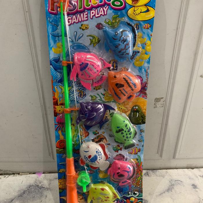 Gambar Mainan Anak Mancing Ikan Magnet / Fishing Game Magnet - Set 1 dari SS Sby undefined Tokopedia