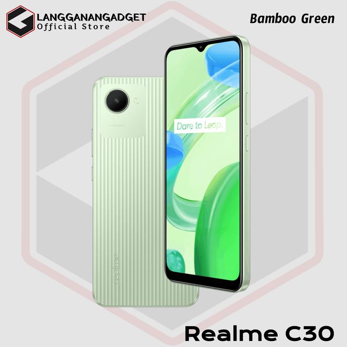 Gambar Realme C30 2/32 Termurah • Garansi Resmi Realme Indonesia • - Bamboo Green dari LanggananGadget undefined Tokopedia