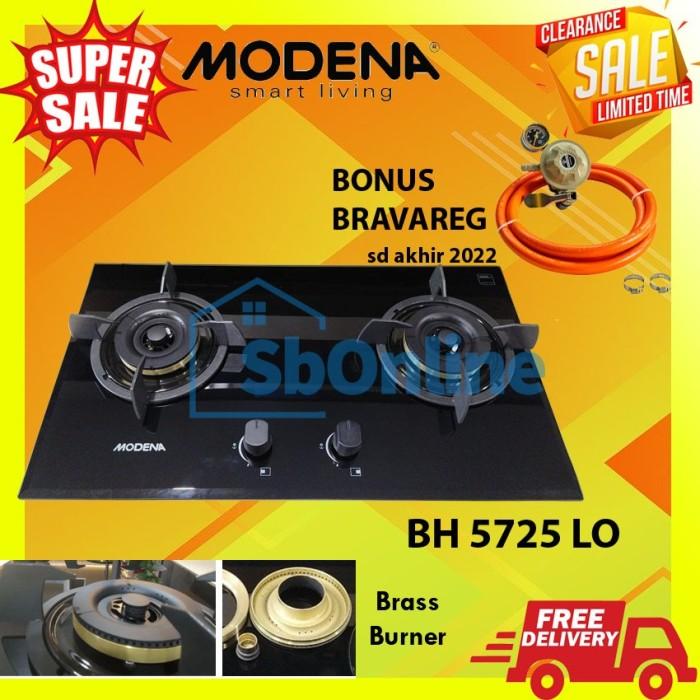 Gambar Kompor Tanam Modena - Built in Gas Hob BH 5725 LO - BH 5725 LO dari SpringbedOnline undefined Tokopedia